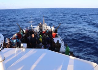 Según la Guardia Costera, en lo que va del presente año fiscal, es decir desde el pasado 1 de octubre, 3,414 inmigrantes haitianos han intentado alcanzar por mar las costas de EUA. (EFE)