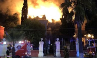 La legisladora recordó el incendio ocurrido en el mes de julio en la propiedad llamada Casa Alameda. (ARCHIVO)