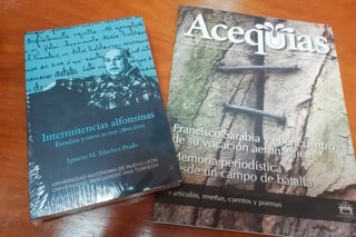 El texto alfonsino y la revista Acequías en su edición Otoño son publicaciones nuevas.