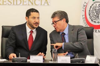 Martí Batres negó los resultados y acusó a su compañero de fórmula y coordinador de la bancada morenista en el Senado, Ricardo Monreal, de polarizar al partido. (ARCHIVO)