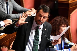 Conte dijo al Senado que comunicará su decisión oficialmente al presidente Sergio Mattarella en las próximas horas. (EFE)