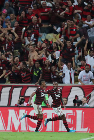 Bruno Henrique marcó los dos tantos del Flamengo. (EFE)