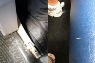 La aerolínea niega que el afectado tuviera que limpiar él el asiento. (INTERNET)