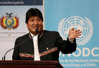 'En algunos países Estados Unidos fomenta el narcotráfico y so pretexto de lucha contra el narcotráfico instalar bases militares, a esa conclusión llego', dijo Morales. (EFE)