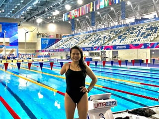La nadadora paralímpica Luz Kerena López estará presente en los Juegos Parapanamericanos que se desarrollarán el Lima. (NOTIMEX)