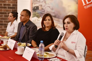 Representantes de la Asociación Nacional y de la Ibero Torreón dieron los detalles del evento. (EL SIGLO DE TORREÓN)