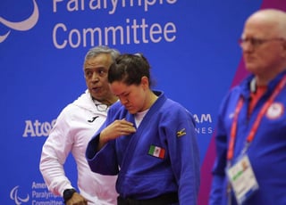 La mexicana Lenia Ruvalcaba se consagró al obtener oro en judo de los Juegos Parapanamericanos Lima 2019, ya que ganó todos sus combates de la prueba de este domingo. (TWITTER)
