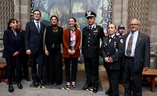 Gutiérrez Müller hizo la declaración al término de la inauguración de la exposición 'Memoria de milagros. Exvotos mexicanos'. (EL UNIVERSAL)