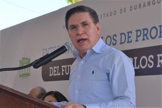 El próximo miércoles cuatro de septiembre, a las 19:30 horas, el gobernador de Durango, José Rosas Aispuro Torres dará su tercer informe de actividades a los lagunero. (ARCHIVO)