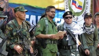 Márquez, quien es investigado por delitos de narcotráfico en Colombia y con circular roja de Interpol, y de alias El Paisa, dice buscará alianzas con el Ejército de Liberación Nacional (ELN), señala Radio Caracol. (EFE)