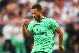 El ahora delantero del Real Madrid, Eden Hazard, campeón de la Liga Europa 2018-2019 con el Chelsea se convirtió este viernes en el mejor jugador de esta competición. (ARCHIVO)
