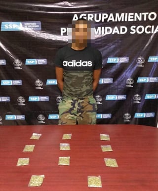 El primero de los detenidos está identificado como Miguel Alberto “NN”, de 30 años de edad, detenido por el delito de posesión de narcóticos. (EL SIGLO)