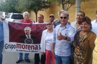 Alejandro Díaz Durán recorre el país promoviendo su candidatura a la dirigencia nacional de Morena. (FERNANDO GONZÁLEZ)