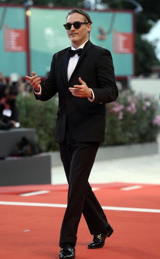Con el Joker. Joaquin Phoenix despertó un enorme interés en el Festival de Cine de Venecia, donde compite en la Selección Oficial por el León de Oro.