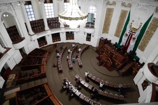 Con 59 diputados locales presentes en el salón de plenos de Donceles y Allende comenzó la sesión. (ARCHIVO)