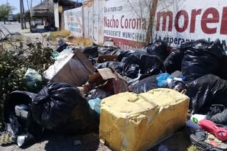 Piden a las autoridades acciones en este basurero para evitar más acumulación de basura y evitar que la gente deje sus desechos. (EL SIGLO DE TORREÓN)