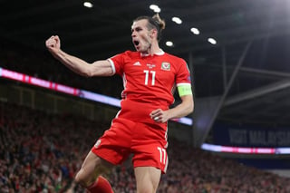 El delantero del Real Madrid anoto el gol del triunfo en el encuentro entre Gales y Azerbaiyán. (CORTESÍA)