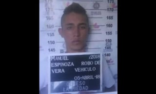 El sujeto apodado 'El Zarco' fue detenido el año pasado por robo de vehículo. (EL UNIVERSAL)
