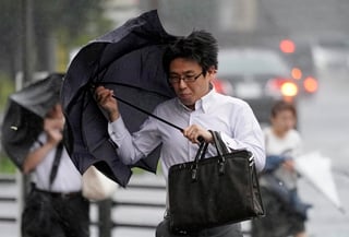 El tifón Faxai se formó en el Pacífico y tocó tierra en la región de Chiba, al noreste de Tokio. (EFE)