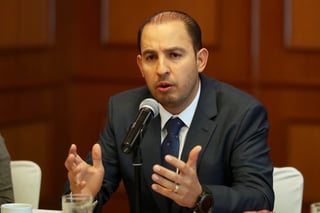 El presidente del PAN, Marko Cortés, propone ampliar la base tributaria. (ARCHIVO)