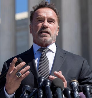 Curiosamente la vida de Trump y de Schwarzenegger tienen un paralelismo evidente, pues ambos destacaron en la industria del entretenimiento antes de dar su salto a la política. (ARCHIVO)