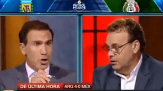 David Faitelson y Francisco Gabriel de Anda se insultarón en la emisión nocturna de Futbol Picante de ESPN. (CORTESÍA)