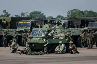 Venezuela despliega tropas en la frontera con Colombia. (EFE)