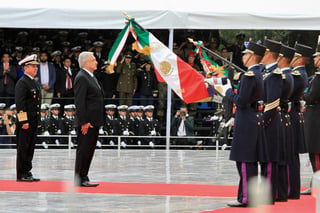  El presidente Andrés Manuel López Obrador encabezó la ceremonia de conmemoración del 172 Aniversario de la Gesta Heroica de los Niños Héroes de Chapultepec. (ARCHIVO)