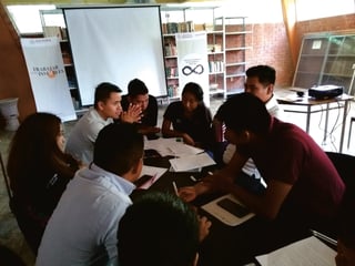 Estudiantes de la Universidad Autónoma Agraria Antonio Narro desarrollaron propuestas para sus comunidades. (CORTESÍA) 
