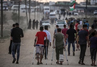 Desde las llamadas Marchas del Retorno, en marzo de 2018, han muerto 310 palestinos y más de 17 mil han resultado heridos.