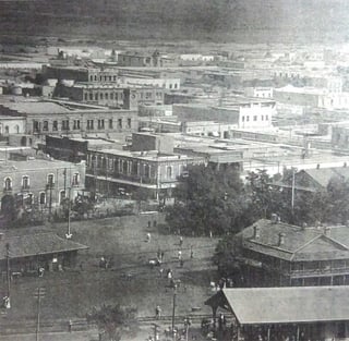 Vista panorámica de la ciudad de Torreón en 1908.