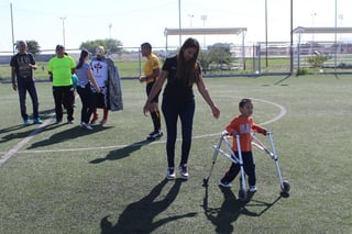 El torneo Goles por la discapacidad se realizó en la Unidad Deportiva del municipio de Francisco I. Madero. (EL SIGLO DE TORREÓN)