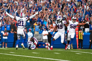 Los Bills han iniciado con marca ganadora de 3-0 en la NFL. (AP)