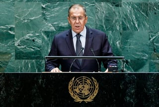 Lavrov arremetió en la ONU contra 'Occidente' por tratar de modificar las leyes internacionales. (EFE)