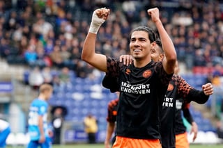 'Guti' anotó el cuarto y último gol en la goleada del PSV ante PEC Zwolle. (CORTESÍA)