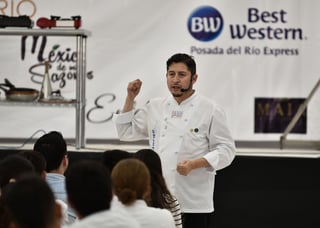 El chef chileno participó en la reciente Cumbre Mundial Culinaria, que se llevó a cabo en Torreón. (EL SIGLO DE TORREÓN)