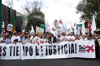 El Gobierno de la Ciudad de México informó que desplegará un 'cinturón de paz' durante la marcha del 2 de octubre alrededor de los manifestantes, el cual estará integrado por civiles y policías. (ARCHIVO)