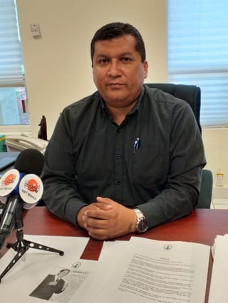 El Delegado de la Fiscalía General del Estado (FGE), Rodrigo Chairez Zamora, indicó que tomaron conocimiento de lo ocurrido cuando se activó el código rojo. (EL SIGLO COAHUILA)