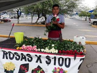 Salen productores de Querétaro para vender sus rosas en plazas como Monterrey y La Laguna. (VIRGINIA HERNÁNDEZ)