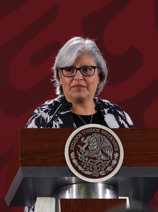 Graciela Márquez Colín, secretaria de Economía, presentó el nuevo plan industrial. (ARCHIVO)