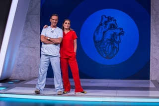 Dupla. Los médicos Pepe Bandera y Julie Salomón serán los encargados de conducir Visita de doctor. (CORTESÍA IMAGEN TV)