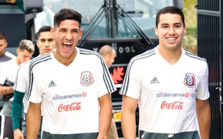 Los laguneros Uriel Antuna y Jorge Sánchez, ya se encuentran concentrados con la Selección Mexicana. (CORTESÍA)