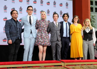 Protagonistas. Los actores de la serie The Big Bang Theory. (AP)
