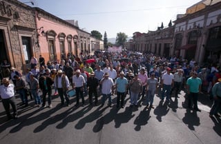 En la Universidad Michoacana, el SUEUM y SPUM encabezaron el movimiento de protesta. (AGENCIAS)