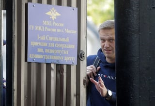 Navalni reaccionó inmediatamente en las redes sociales a la decisión del Ministerio de Justicia. (ARCHIVO)