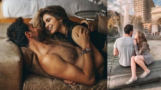 'Sí, el es mi novio', confirmó Sofía en una publicación de Instagram donde posa recostada sobre el pecho desnudo de él sobre un sofá. (ESPECIAL)
