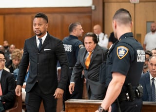 En tribunales. Ayer, el actor estadounidense, Cuba Gooding Jr. compareció en una corte en la ciudad de Nueva York. (AP) 