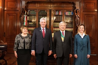  El presidente Andrés Manuel López Obrador recibirá el próximo jueves al presidente de República Cuba, Miguel Mario Díaz-Canel Bermúdez. (ARCHIVO)