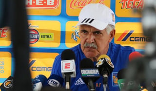 El director técnico de Tigres atendió a los medios de comunicación posterior al entrenamiento con miras al partido ante Veracruz. (CORTESÍA)
