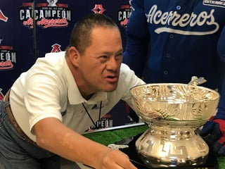 Acereros ganó por primera vez y se convirtió en el campeón del béisbol en México. (EL SIGLO COAHUILA)